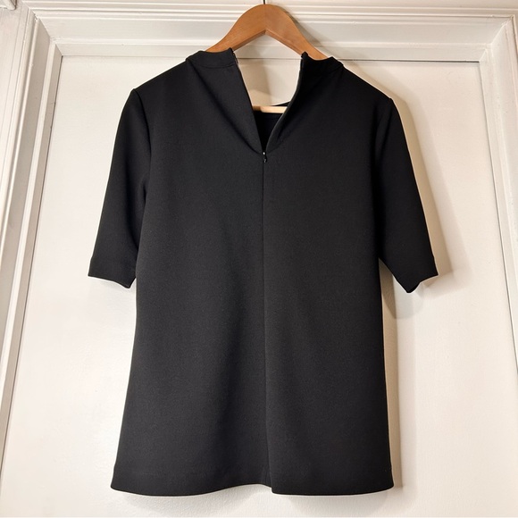 Ann Taylor Black Bow Blouse - Size Medium - Picture 7 of 10